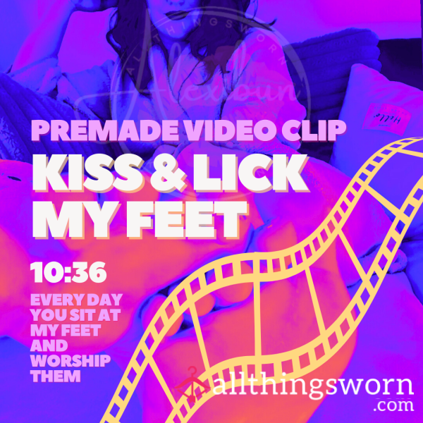 Premade Kiss & Lick My Feet With Alexibun (📽️ 10:36)