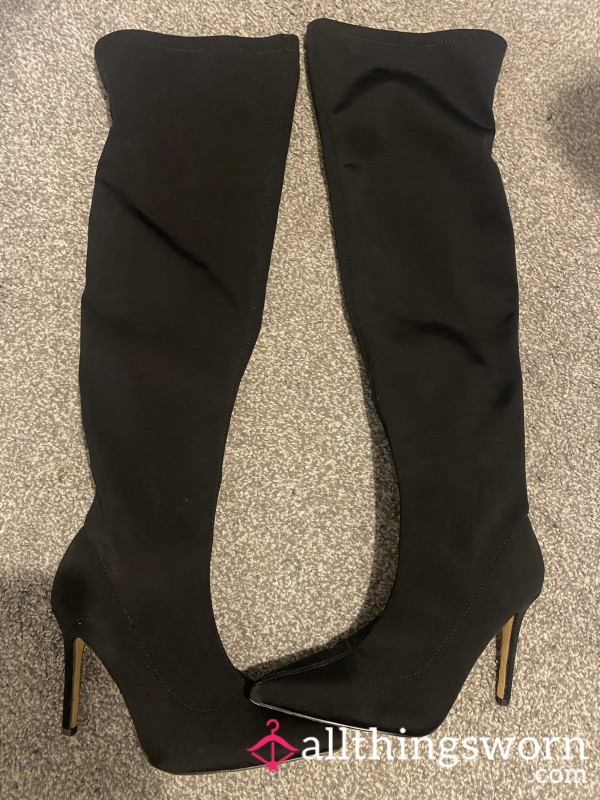 Knee High Heeled Boots