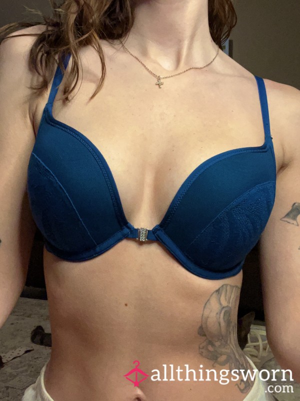 La Senza 32D Blue Bra