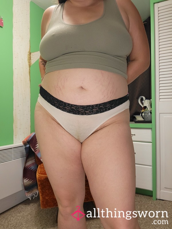 La Senza White & Black Old Panties