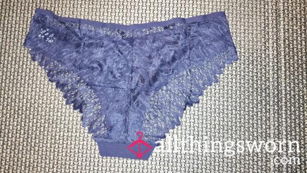 Lace Bikini Lightweight Cheeky Hipster-dark Blue