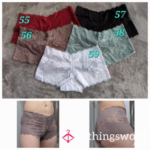 Lace Boyshorts With Add-On Options