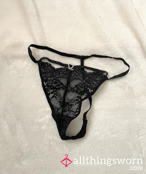 Lace G String Boux Avenue Black