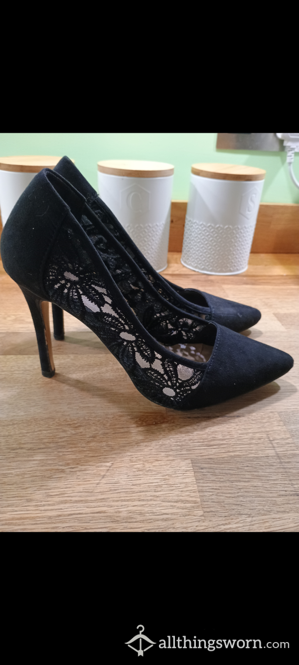 Lace High Heels