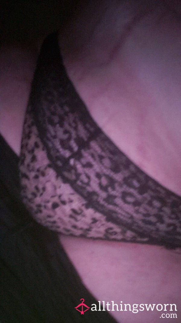 Lace Lepord Print Thong Years Old