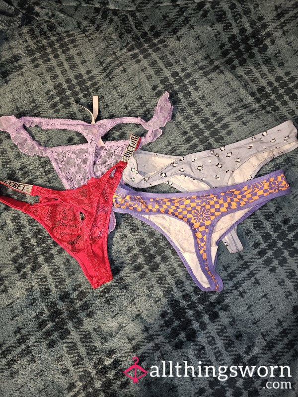 Lace Or Cotton Thongs?💋