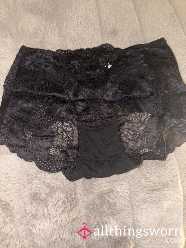 Lace Panties Black