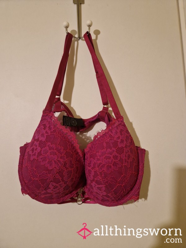 Lace Pink Bra 34B