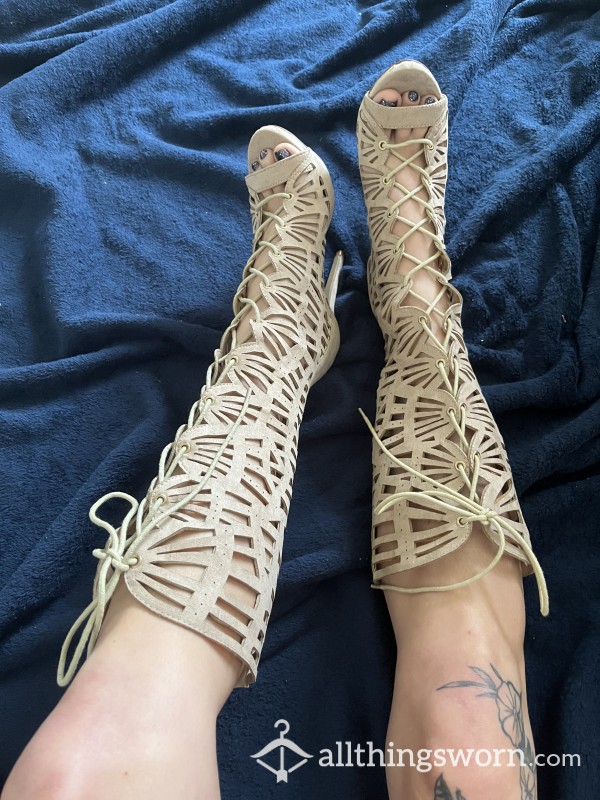 Lace Up Heels