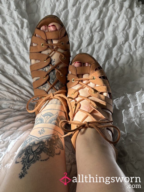 Lace Up Sandals