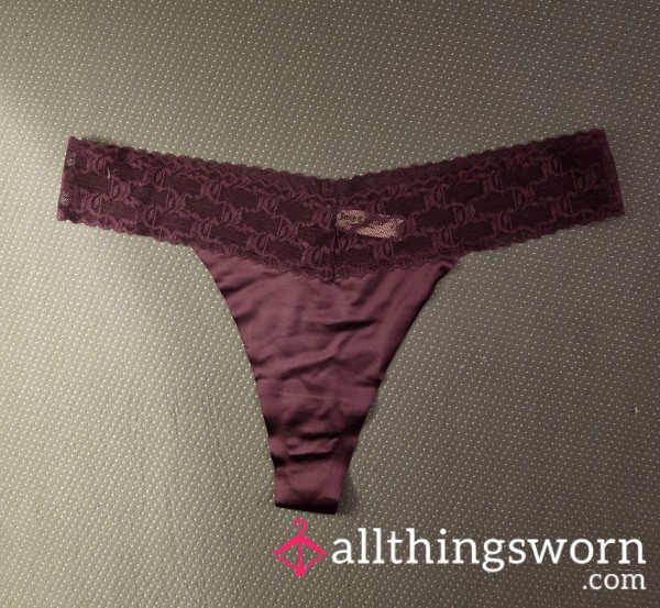 Lace Waist Juicy Couture Thong