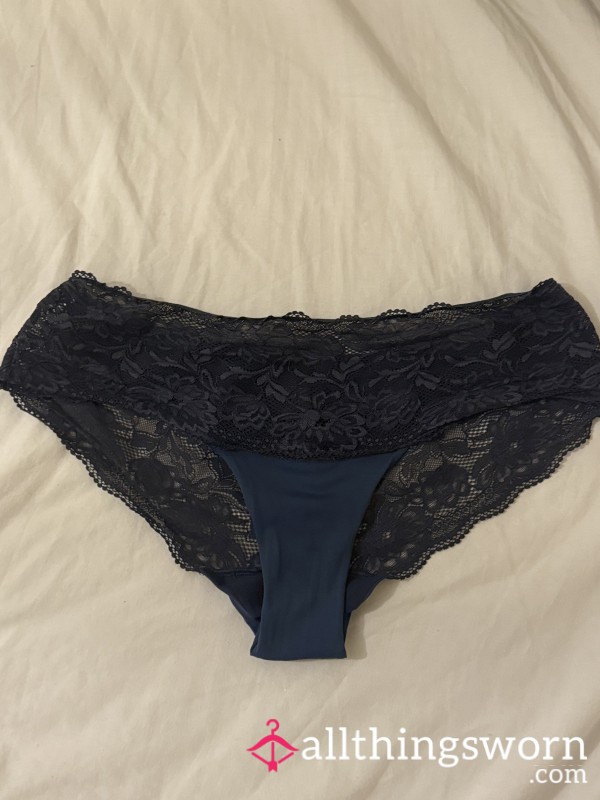 Laced Navy Blue Panties