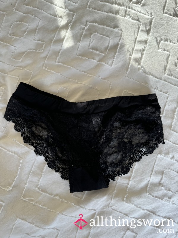 Lacey Black Underwear