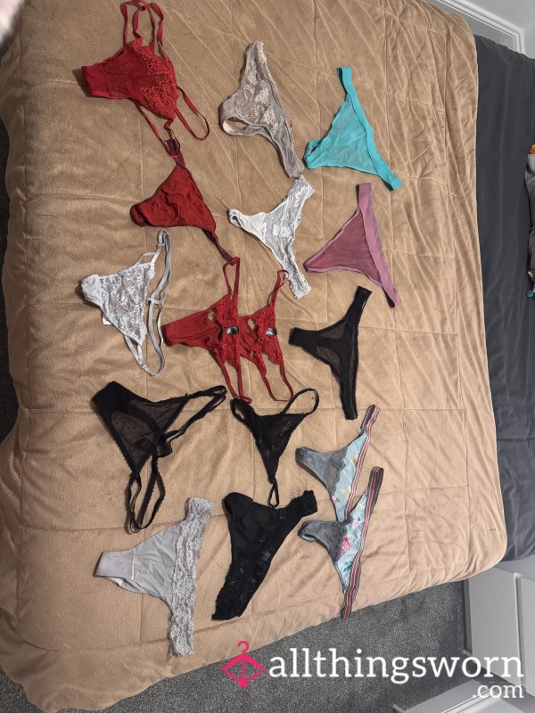 Lacey Thong Collection - Pick Your Pair And Your Wear