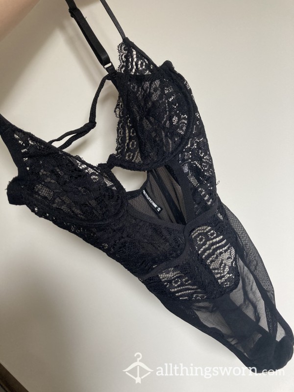 Lacy Black Body UK 6-8