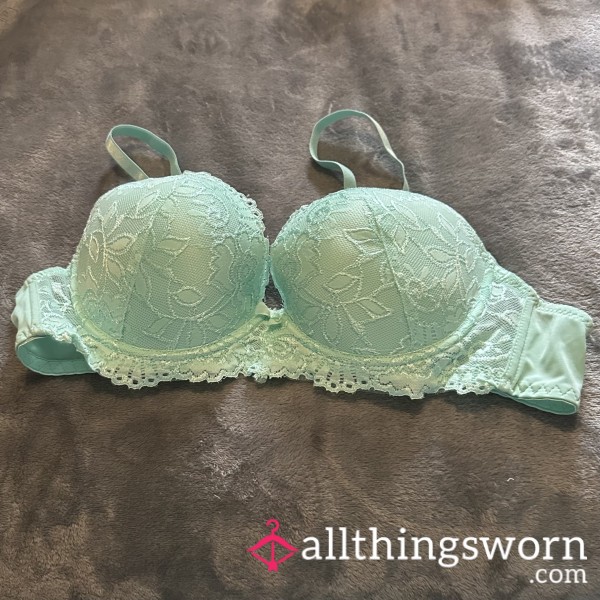 Lacy Green Bra - Size UK 40C - SSBBW