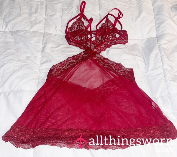 Rent Or Own Lacy Red Lingerie