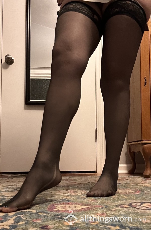 Lacy, S**y Worn Tights