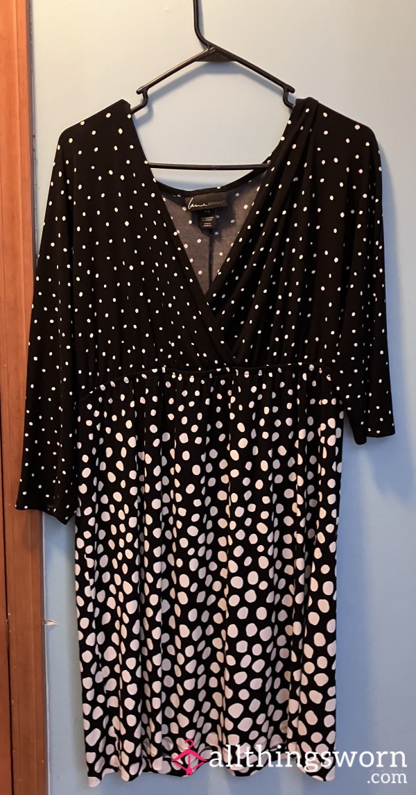 Lane Bryant Size 14/16 Polka Dot Dress