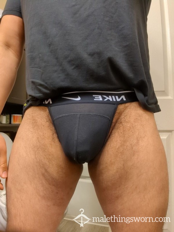 Large Black Nike Jock