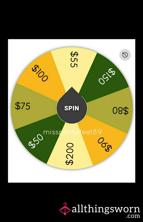 Large Findom Drain Wheel Game