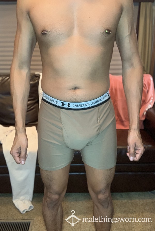 Large Gold UA Boxer Briefs