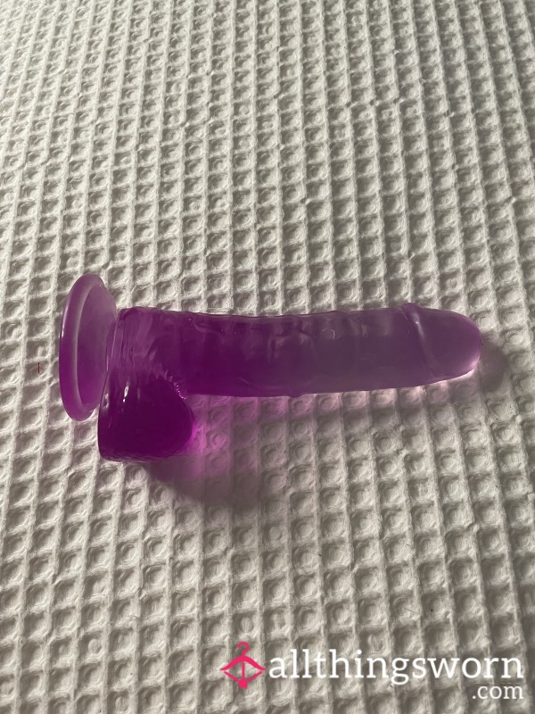 Large Purple Suction Di**o & Balls&7min Video 😈