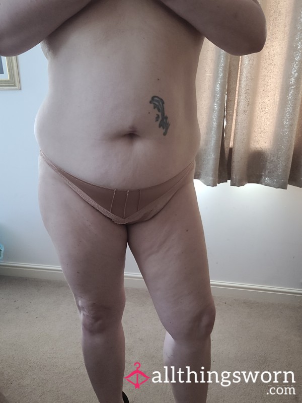 Latte Colour Satin Knickers