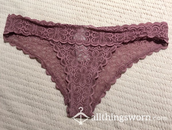 💜 Lavender Flor*l Lace Bikini 💜