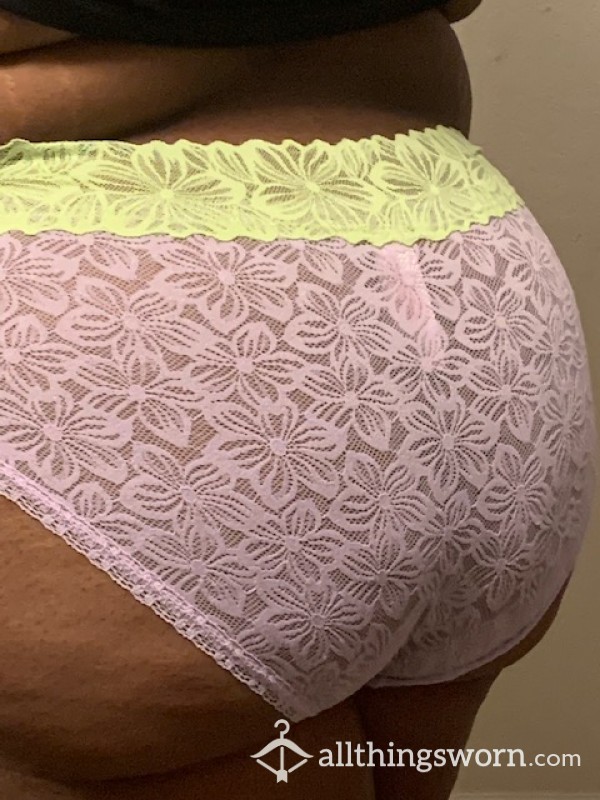 Lavender & Lime Lace Panty