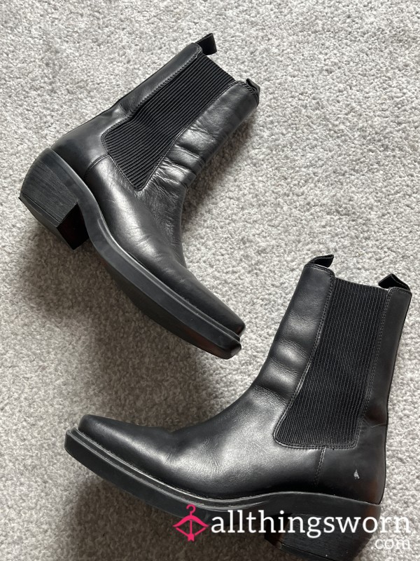 Leather Ankle Boots