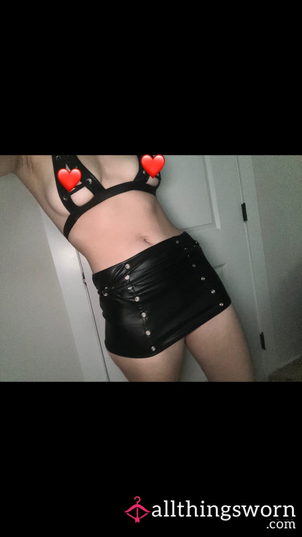 Leather Two Piece Set🖤