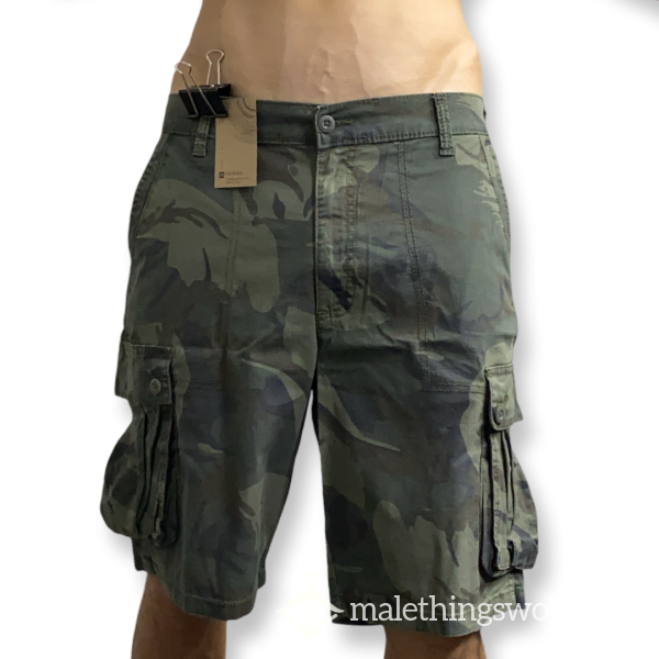 Lee Men’s Camouflage Cargo Shorts Size 34