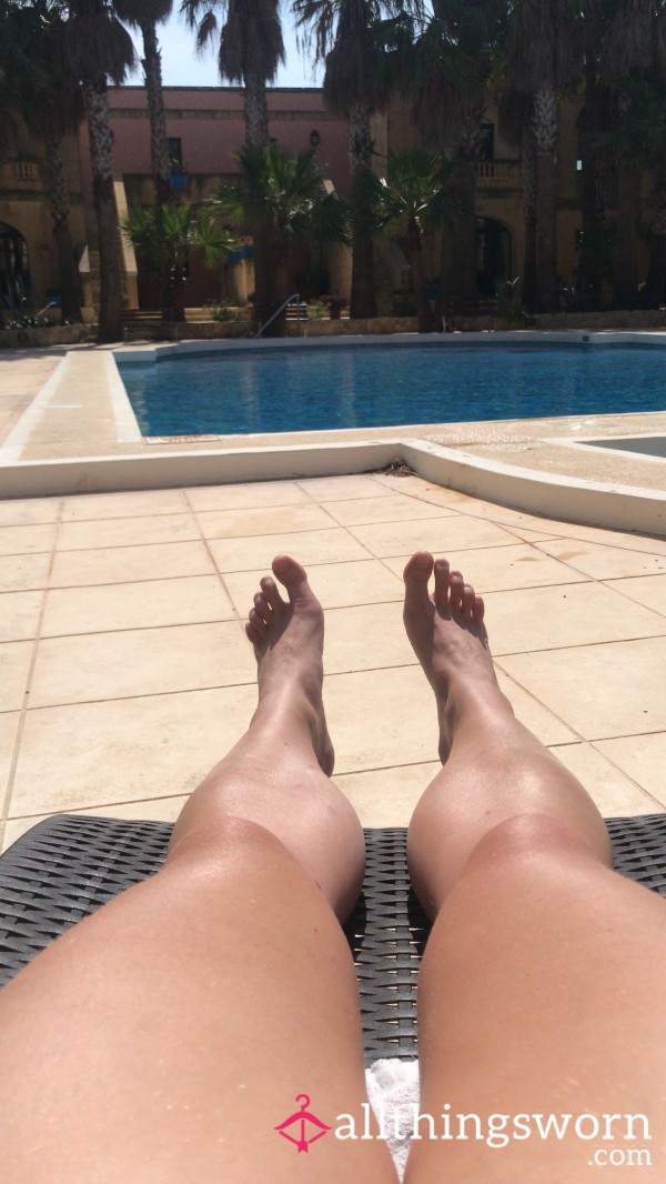 Legs And Feet In My Mediterranean Home 🏝️