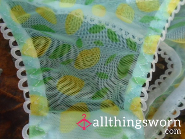 💛💚Lemon And Lime Flor*l Thong💛💚