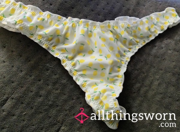 Lemon Thong Panty, Sweet (and Spicy) Scents