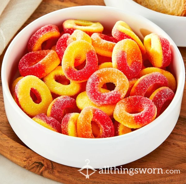 Lemonade Soaked Peach Rings