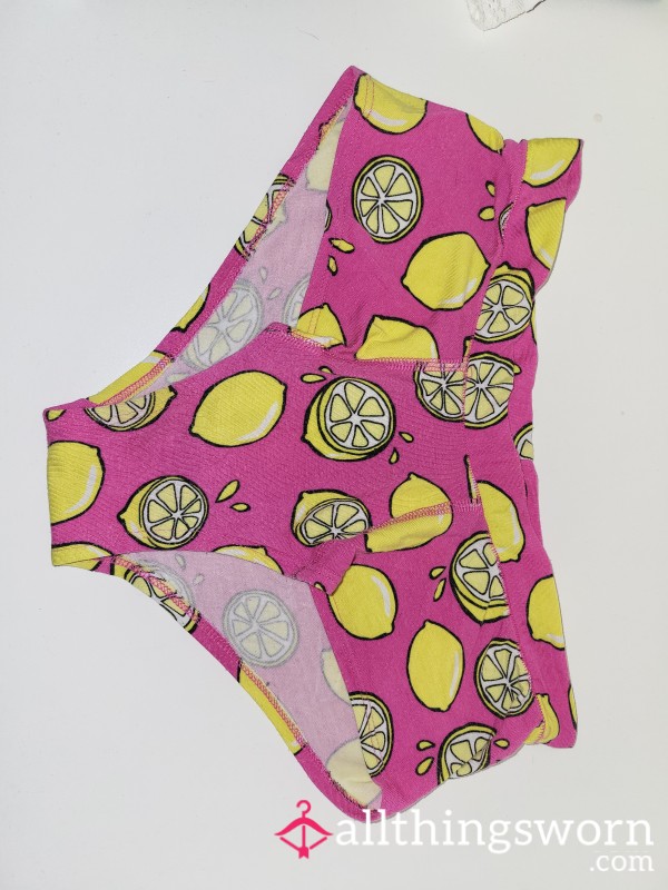 Lemons ,  Cheeky,  Super Soft Brand :me Undies . Size Medium.