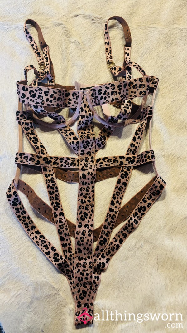 Leopard Bandage Lingerie NWT