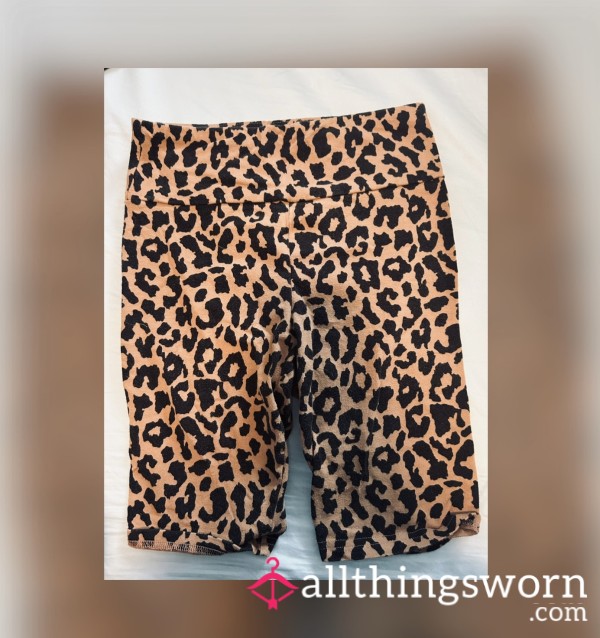 Leopard Biker Shorts