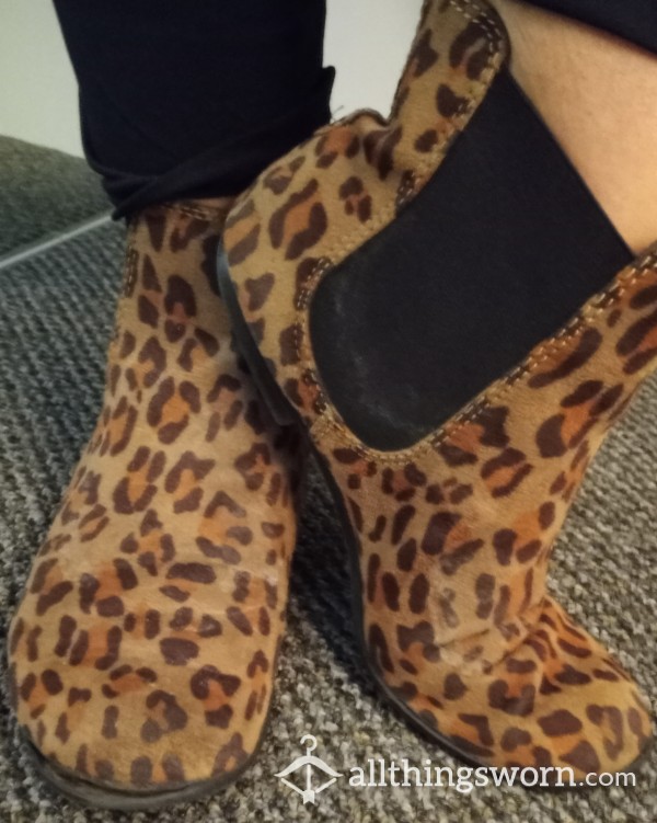 Leopard Booties