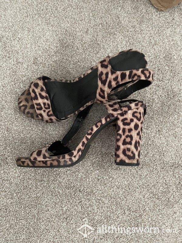 Leopard Heels