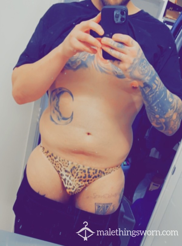 Leopard Man Thong