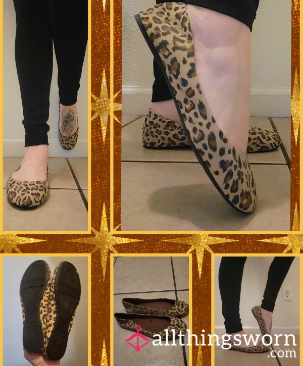 Leopard Print Ballet Slip-ons