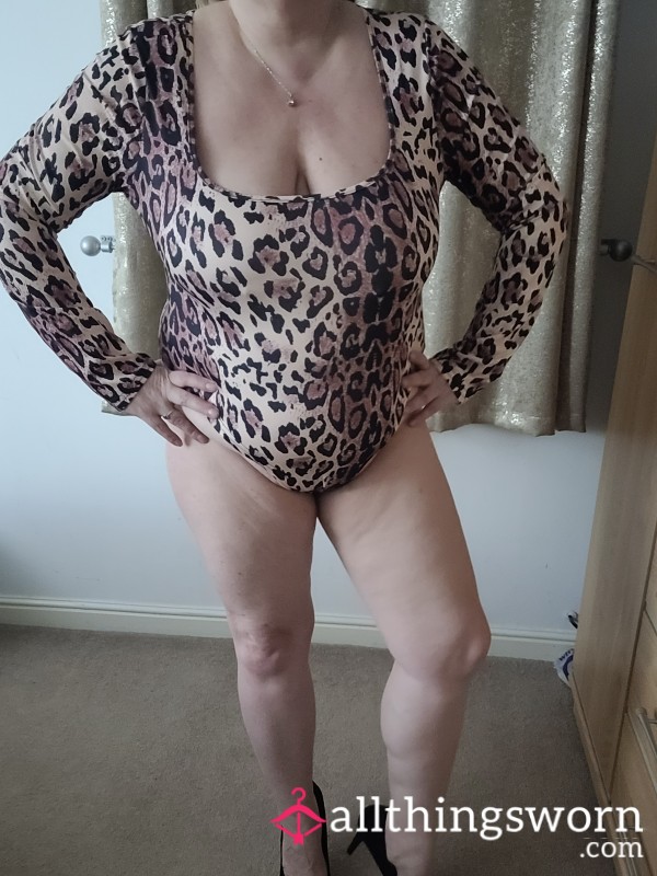 Leopard Print Bodysuit