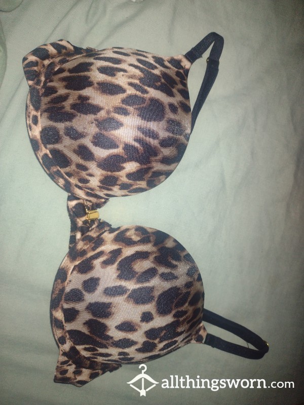 Leopard Print Bra