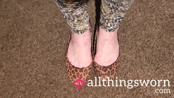 Leopard Print Flats