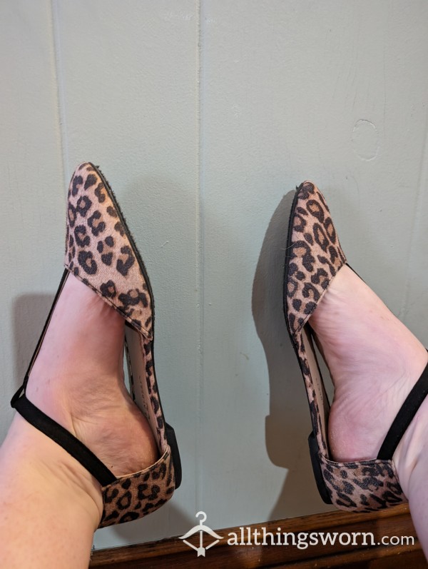 Leopard Print Flats