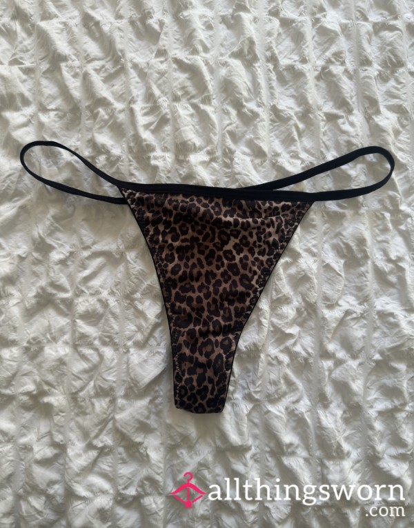 Leopard Print G String