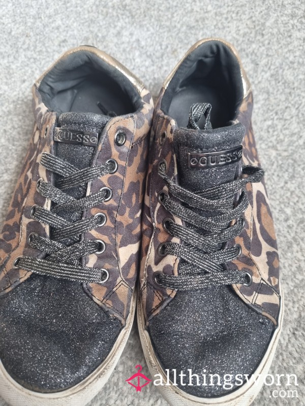 Leopard Print Guess Trainers